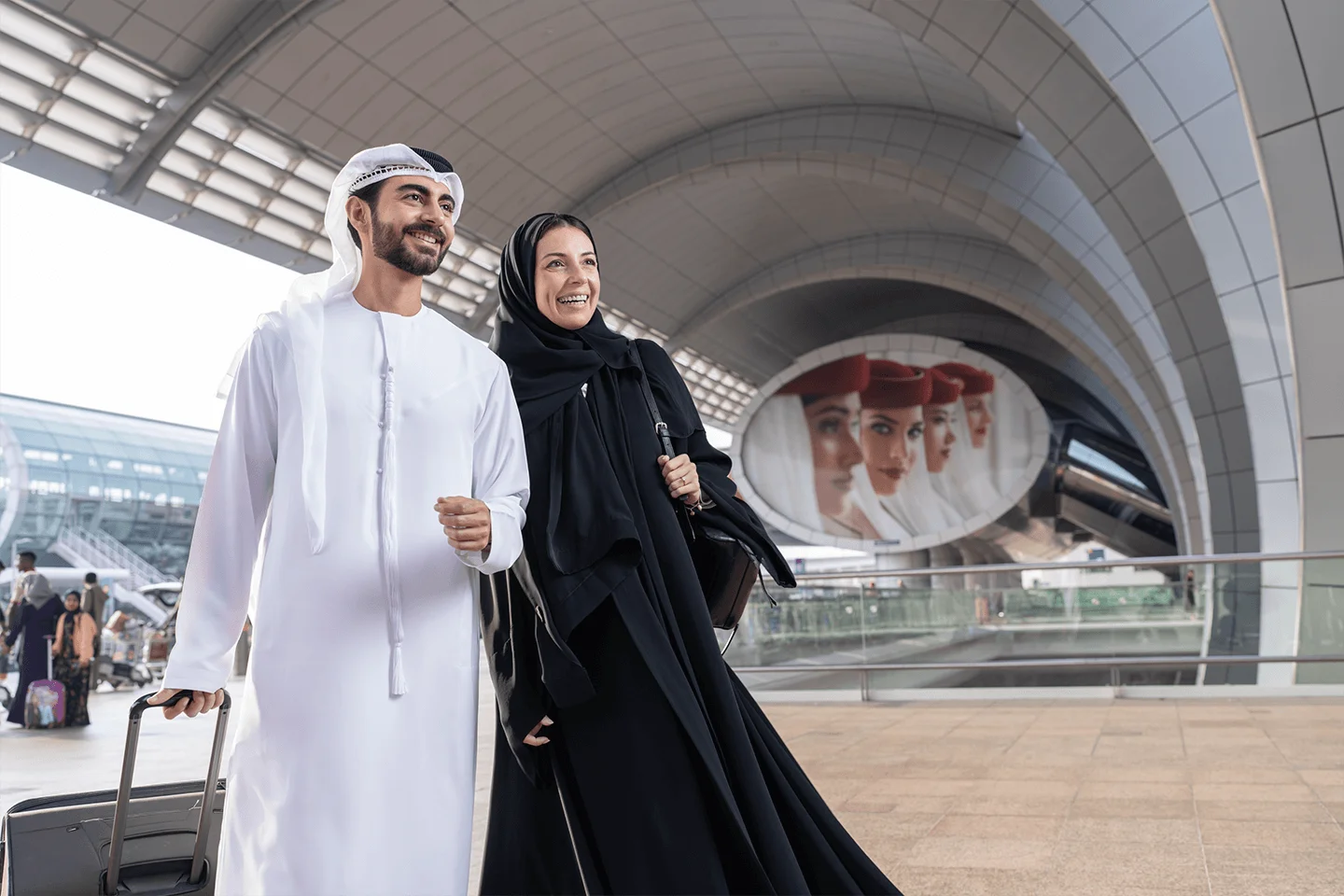Travel essentials at Dubai Airport
